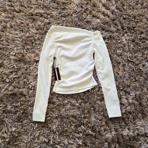 NWT Iris Long Sleeve Off The Shoulder Top